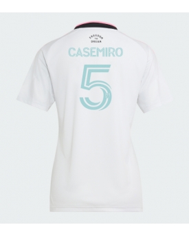 Inter Miami Casemiro #5 Maglia Gara Terza Repliche 2026-27 Donna Maniche Corte